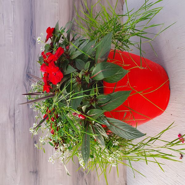 Red Mix - 16": 16 inch Planter